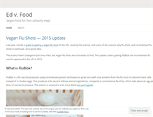 Tablet Screenshot of edvfood.com